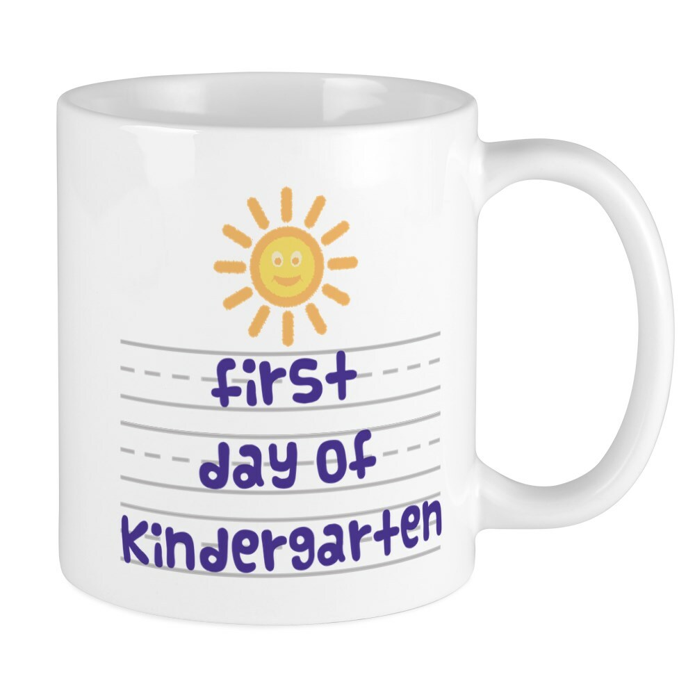 CafePress First Day Of Kindergarten Mug 11 oz Ceramic Mug (1804312387)