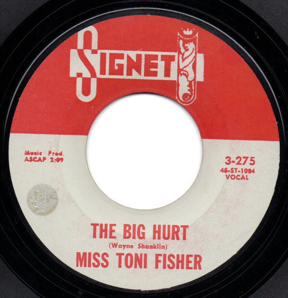 Miss Toni Fisher* - The Big Hurt / Memphis Belle (7