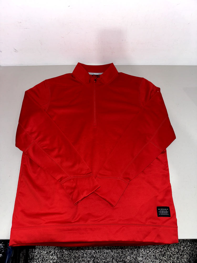 Nike Men’s Therma 1/2 Zip Pullover Golf Top Team Red Size L-2XL NWT GM2030