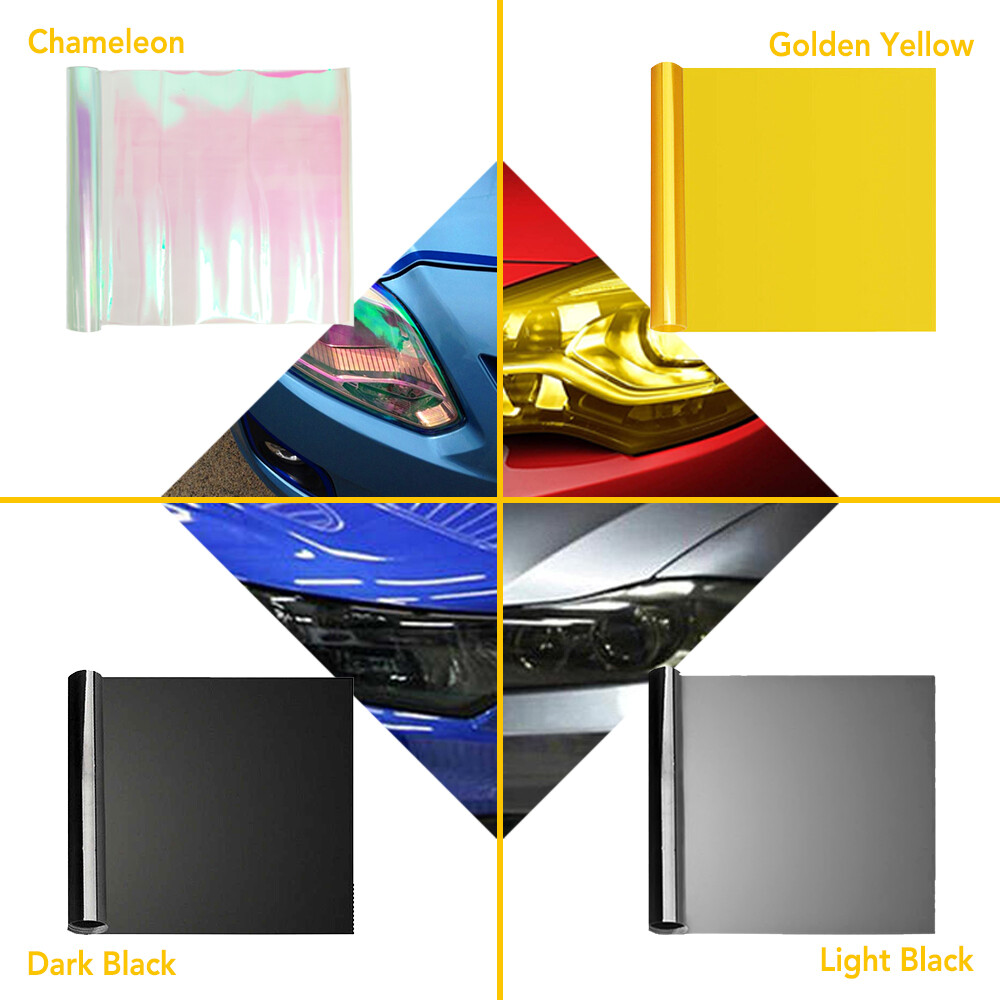 Glossy Vinyl Car Wrap Sticker Film Bubble Free Easy Apply