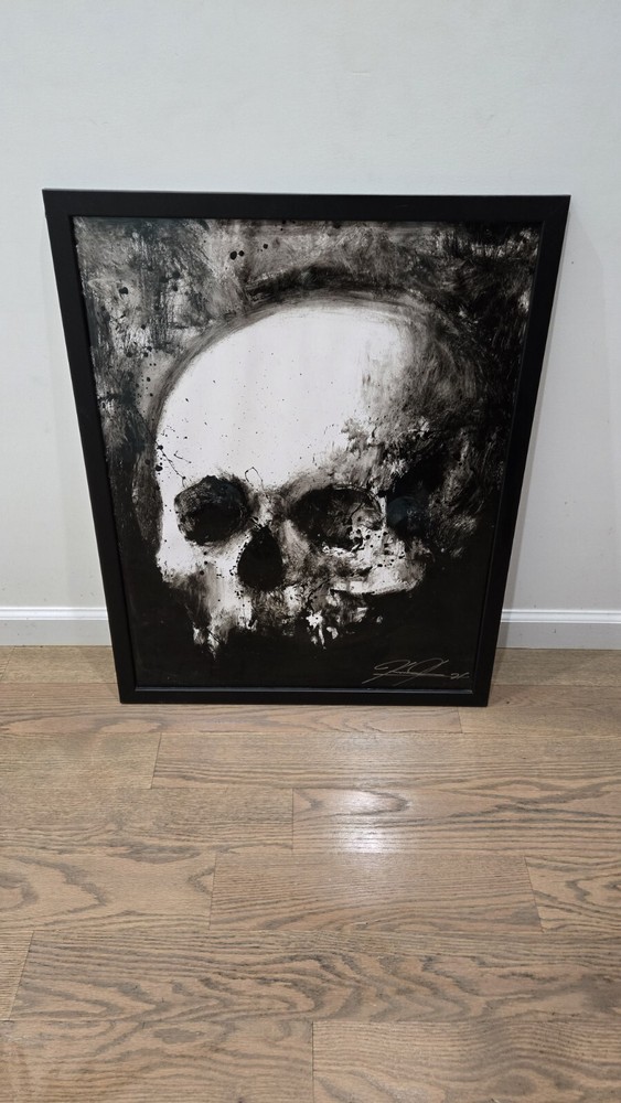 Skull Painting In Frame