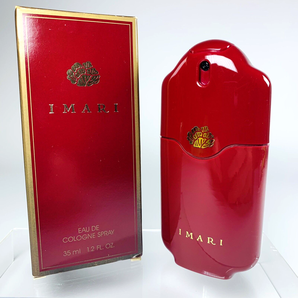 Avon Imari Original Red Bottle Perfume Cologne Spray 1.2 oz New
