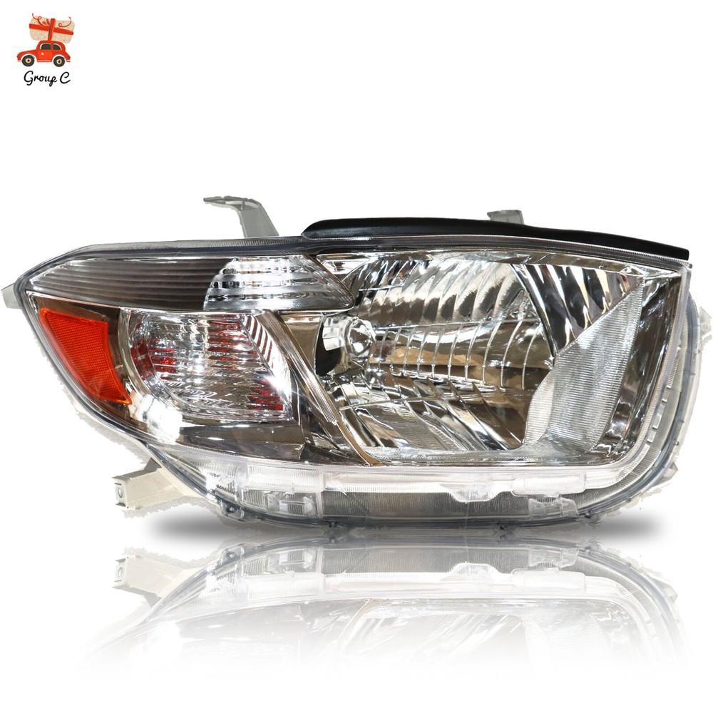 For 2008-2010 Toyota Highlander SUV Front Head Lamp Lights Passenger Side RH