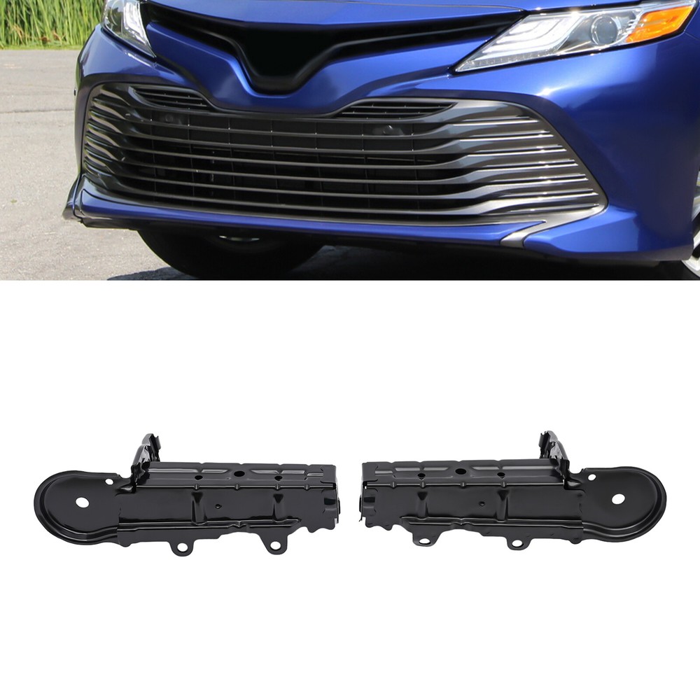 Front Left & Right Bumper Support Bracket Set for 2018-2021 Toyota Camry