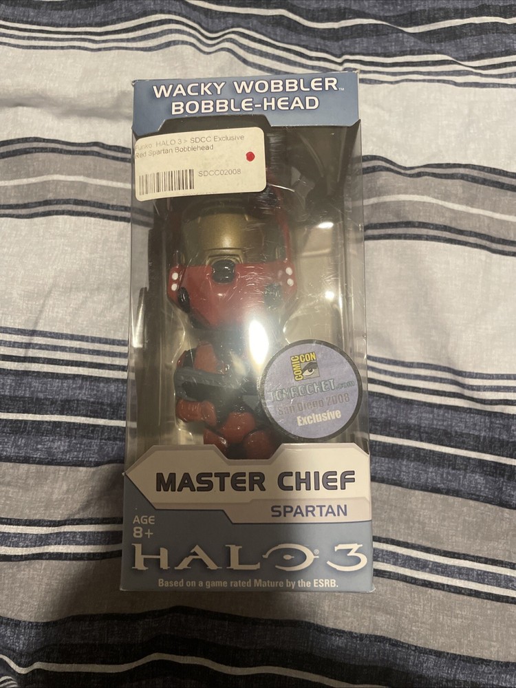 Funko Bobble Head Master Chief  Spartan Sdcc 2008
