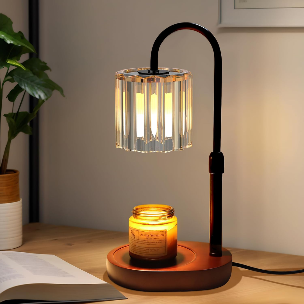 Lukasa Candle Warmer Lamp with Timer Dimmer and Adjustable Height for Gifts  