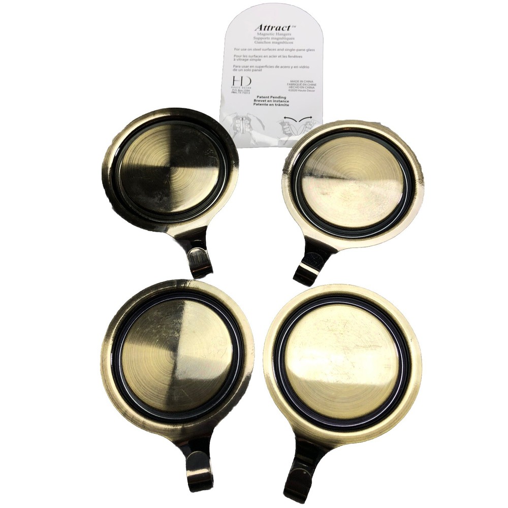 Attract®Magnetic Wreath Hanger (Oil-Rubbed Bronze, 4 Pack) — Magnetic Wreath
