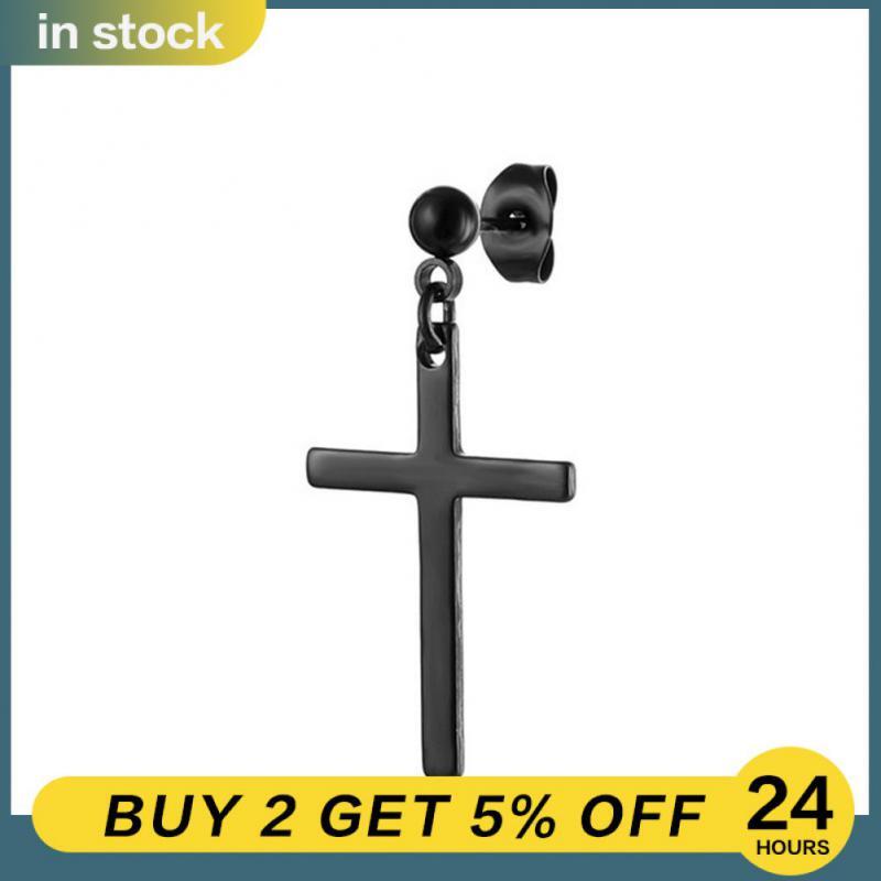 1PCS Gothic Steel Earrings Trendy Unique Stainless Steel Ear Studs Stylish Hotte