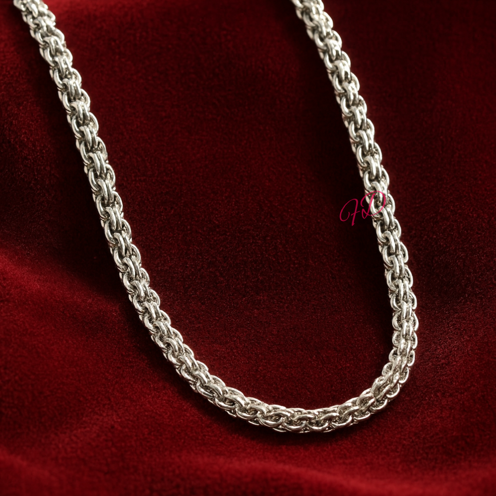 Designer Link  Mens Platinum Chain 22 Inches Necklaces PT950 Christmas Sale-image