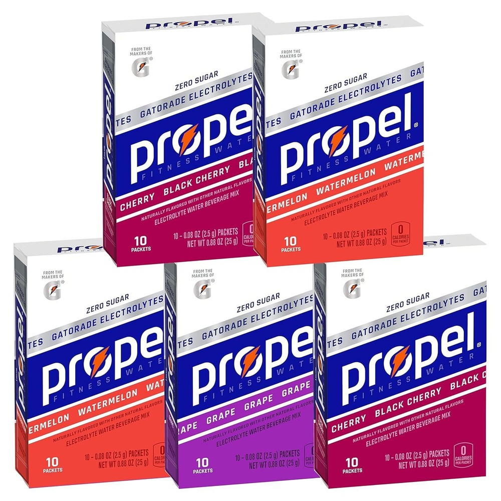 Propel Electrolyte Powder Packets 3 Flavor Variety Pack with Vitamins