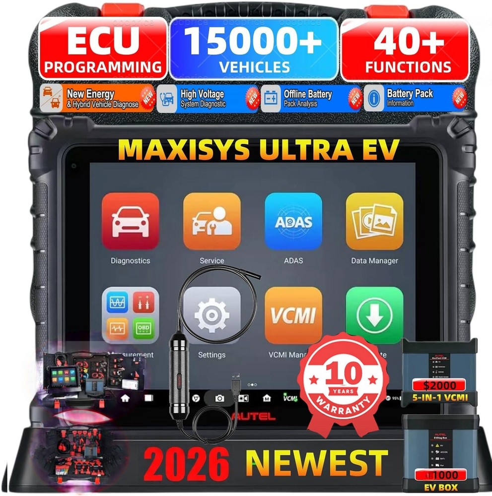 2026 Autel MaxiSys Ultra EV Electric Diagnostic Scanner 5 IN 1 VCMI Programming