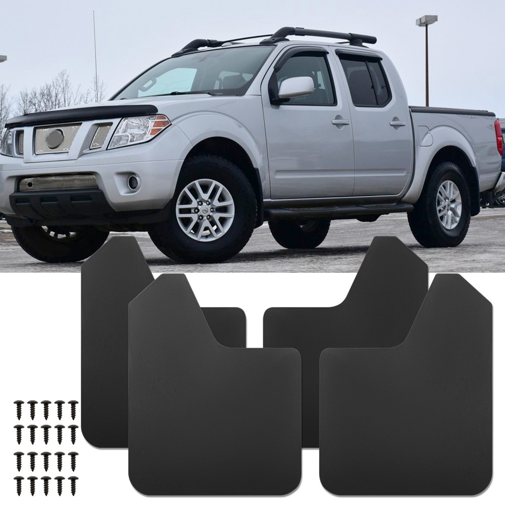 4Pcs Wide Rally Mud Flaps Splash Guard Mudguard For Nissan Frontier 05-22 Pickup