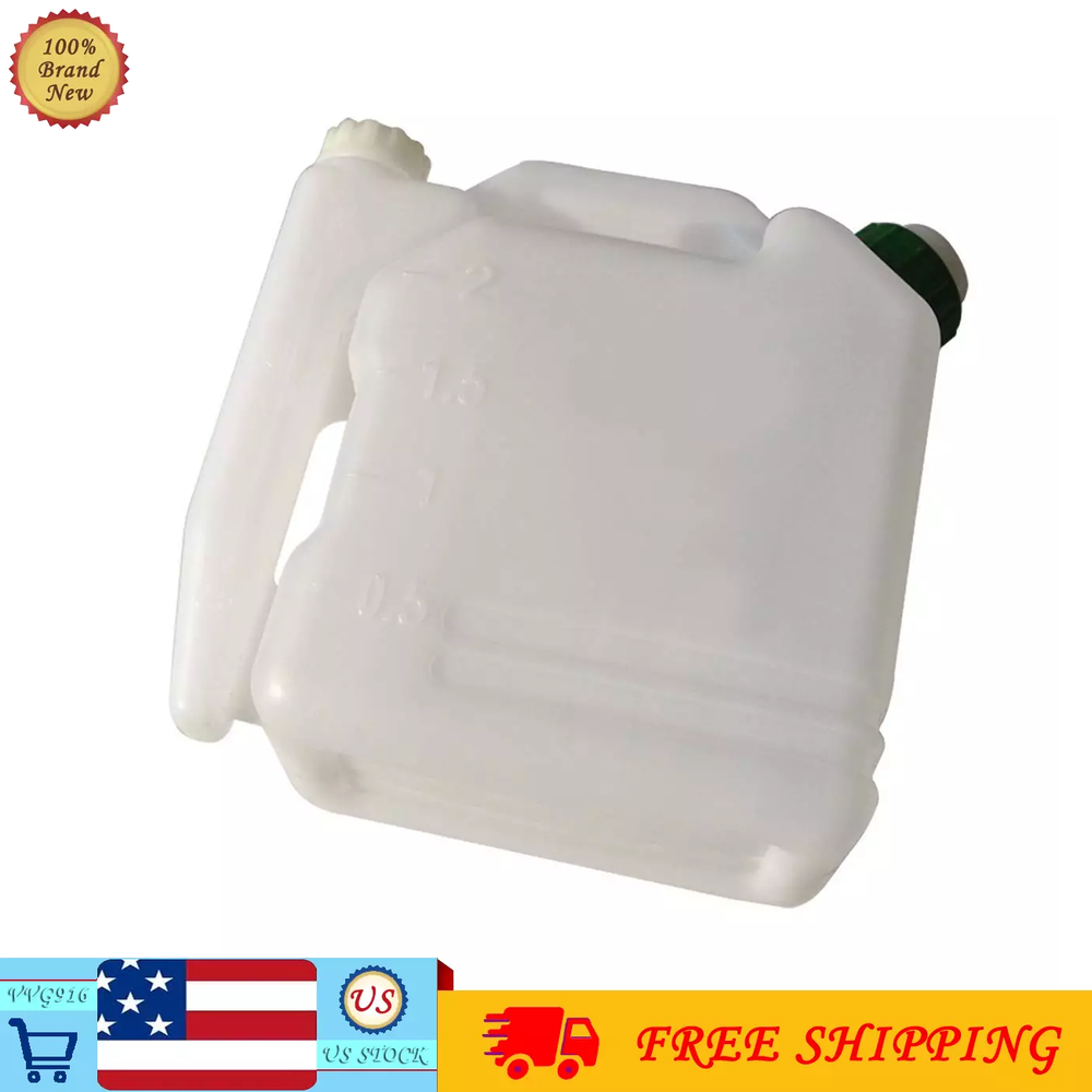 2L Oil Fuel Petrol Mixing Bottle Container Fits Gas Chainsaw Trimmers
