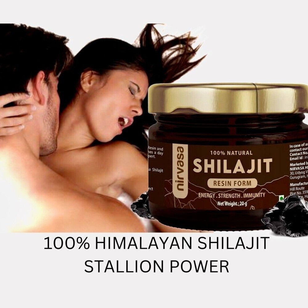 Nirvasa Pure Himalayan Shilajit Resin 20g – Natural Energy & Strength Booster