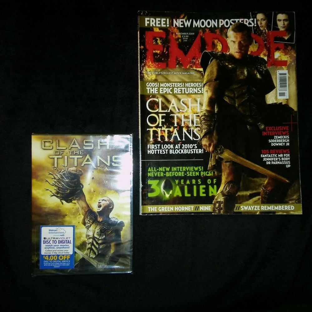DVD & EMPIRE Magazine 2009 Nov Clash of the Titans 30 Years of Alien New Moon