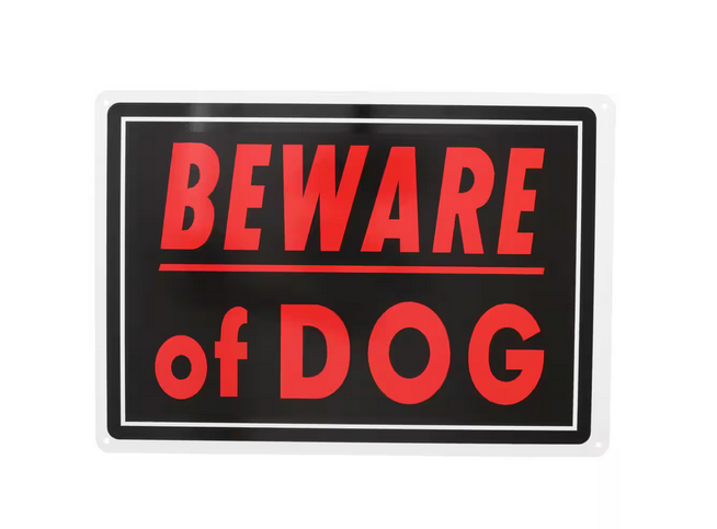 Beware of Dog Sign 10