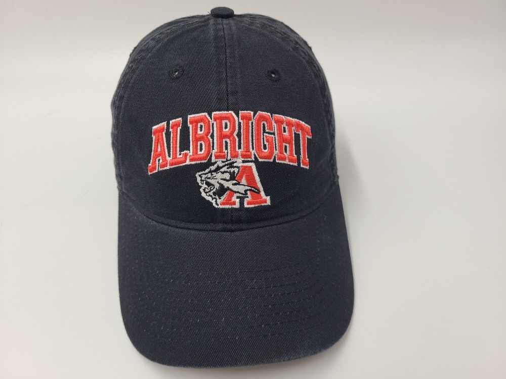 Albright College Lions NCAA Legacy Strapback Adjustable Hat for Men and Women in Black