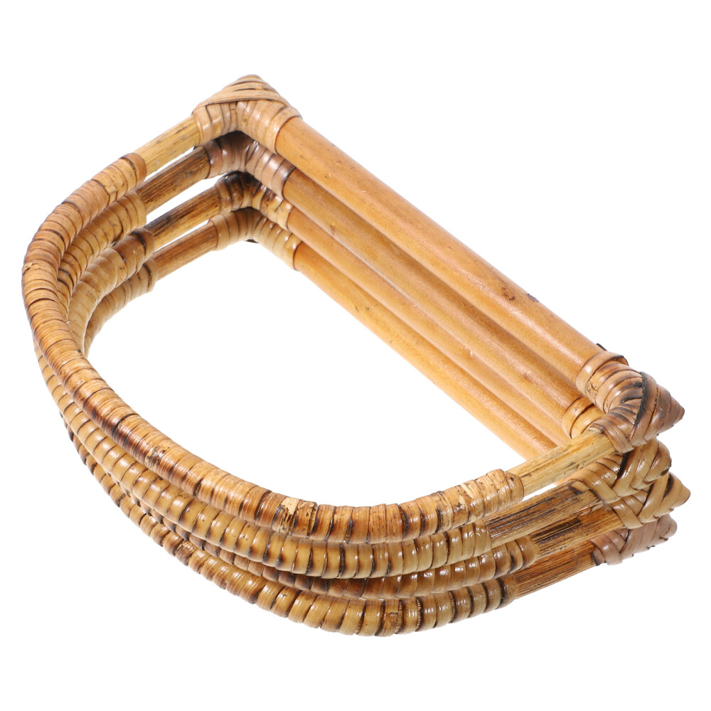 4 шт. деревянные ручки для изготовления сумочек ротанг товары сделай сам