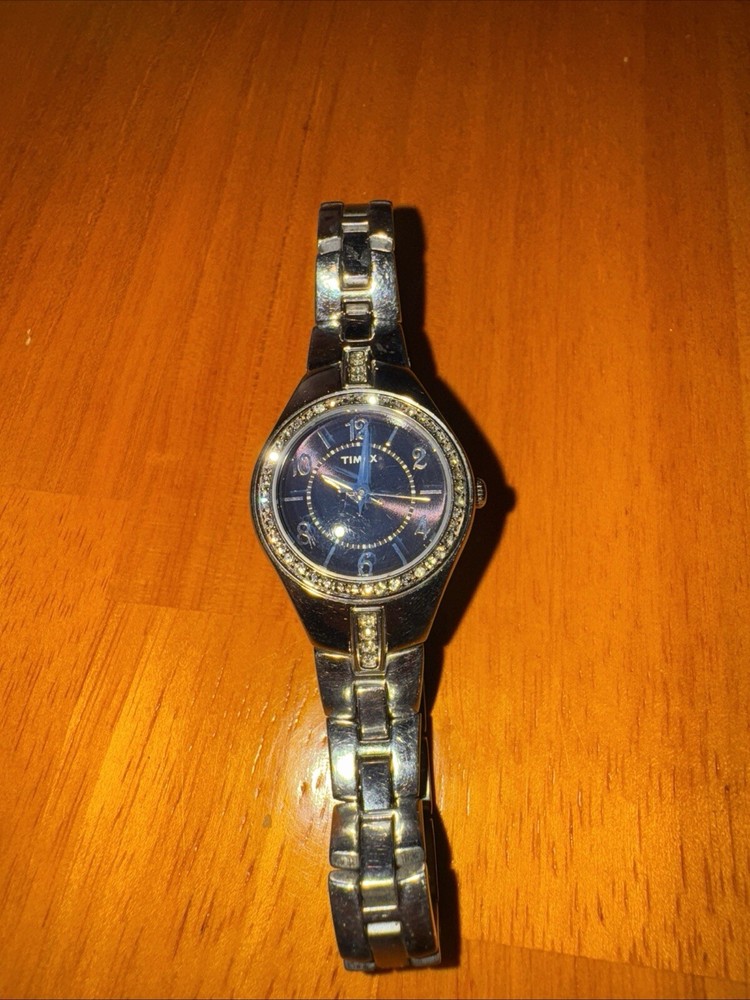 Timex Women's Casual Water-Resistant Watch with Leather Strap  
