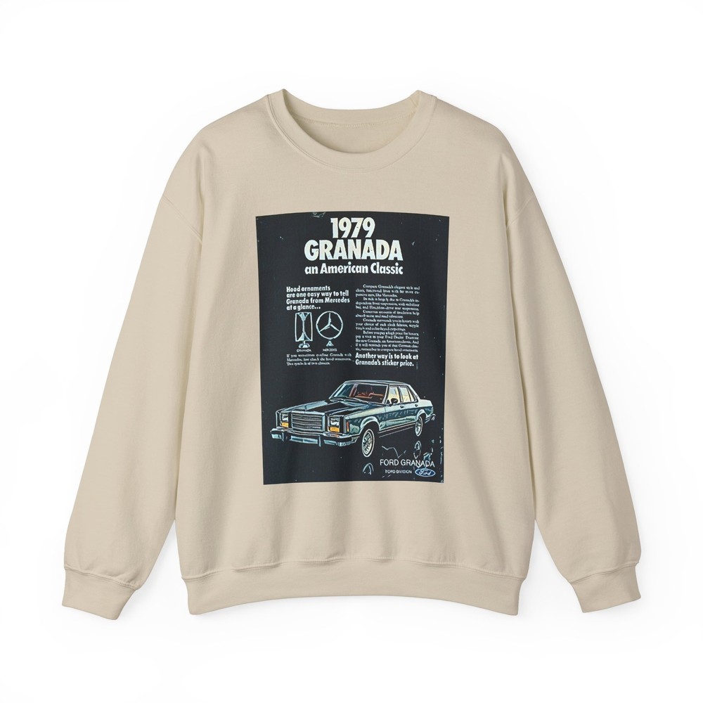 1979 Ford Granada Graphic Print Car Art Unisex Heavy Blend™ Crewneck Sweatshirt