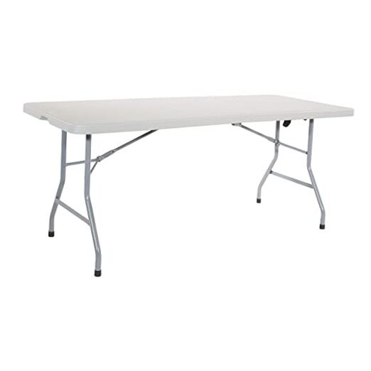 Office Star BT6FQ Resin Rectangle Table for Multipurpose Use