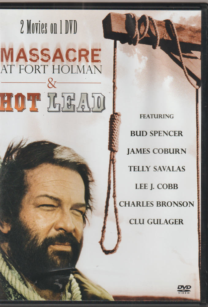 Massacre at Fort Holman & Hot Lead (DVD) James Coburn, Bud Spencer, Telly Savala