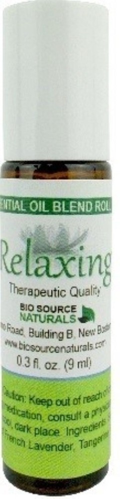 Relaxing Essential Oil Blend Roll-On - 0.3 fl oz (9 ml) Amber Glass Roll-On