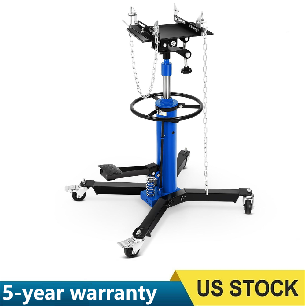 2-Stage Transmission Jack Lift 1320lbs Lift Trans Jacks Hoist with Dual Spring