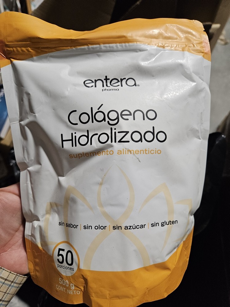 ENTERA PHARMA: Colágeno Hidrolizado / 500g para 50 porciones