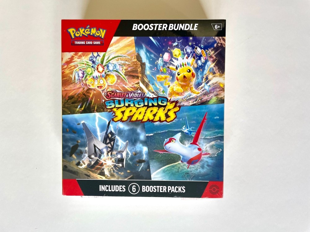 Pokémon TCG: Scarlet & Violet – Surging Sparks Booster Bundle (6 Packs) ⚡