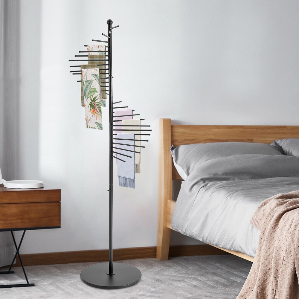 170cm Spiral Metal Scarf Display Rack Hijab Organizer Made in USA