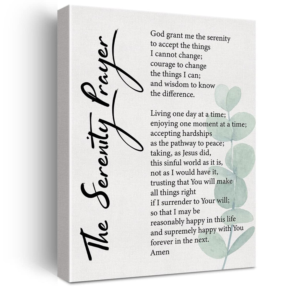 the Prayer Painting Canvas Wall Art Office Home Decor Bible Verse Poster Pict...