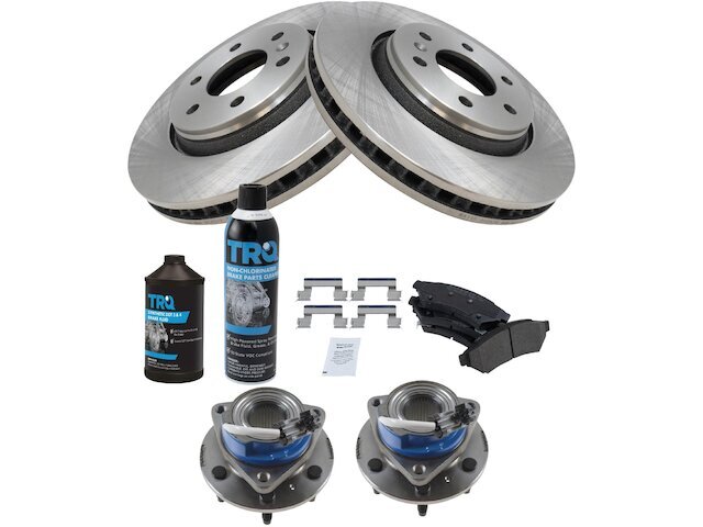 Front Brake Pad and Rotor and Wheel Hub Kit fits Saturn Relay 2006-2007 47ZGCG