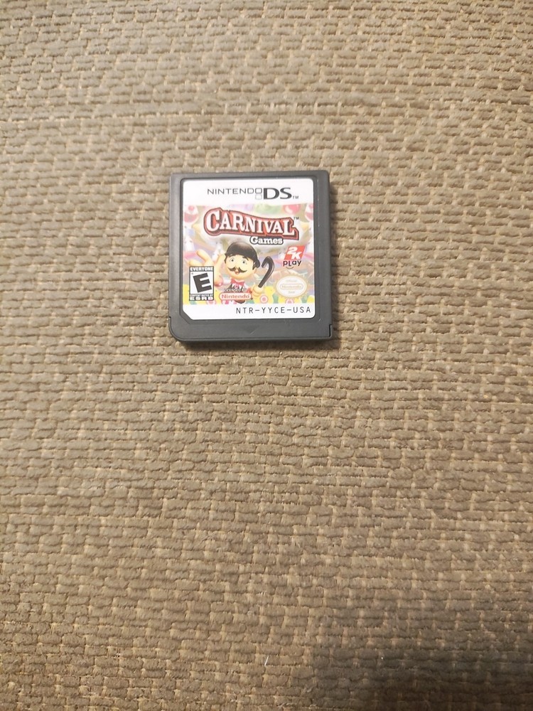 Nintendo DS Carnival Games Cartridge Only Tested Working