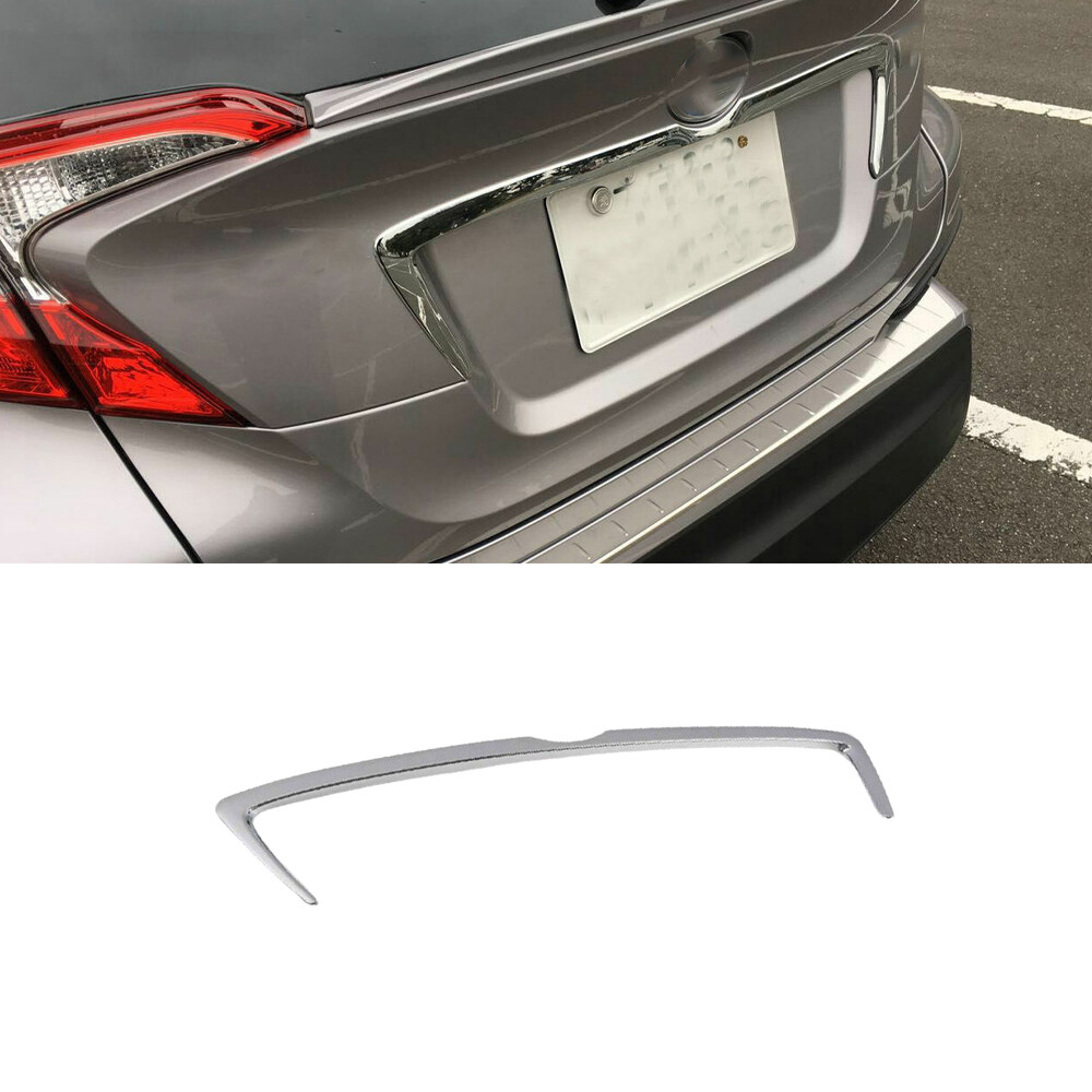 Rear Door Tailgate Sticker Cover Trim For Toyota CHR C-HR 2018-22 Chrome Silver