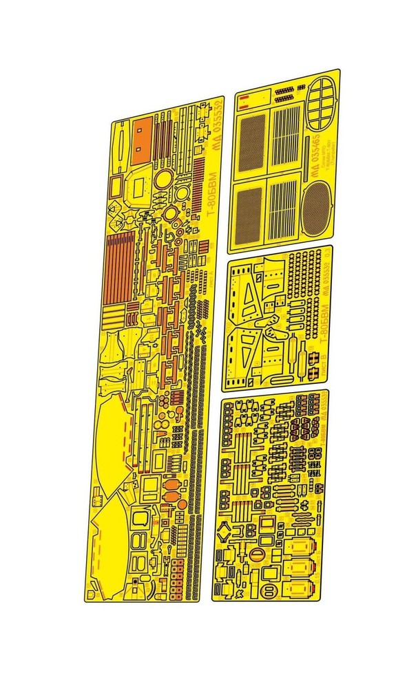 1/35 T-80BVM 'Basic Set' (Trumpeter) Photo-etched detail kit