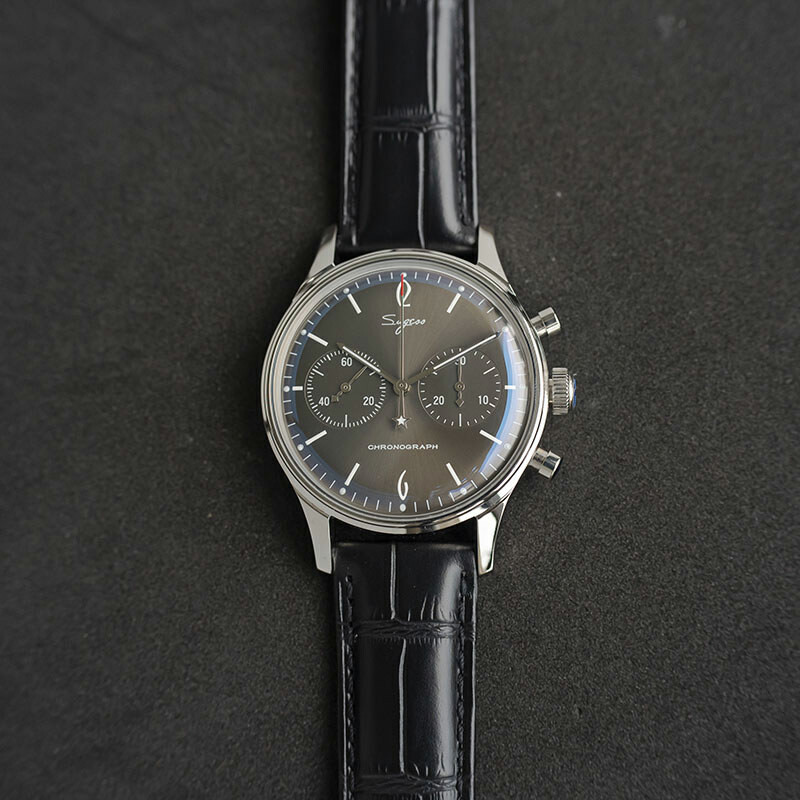 Movement 1963 Wristwatch Exhibition Chronograph Mechanical Panda Watch