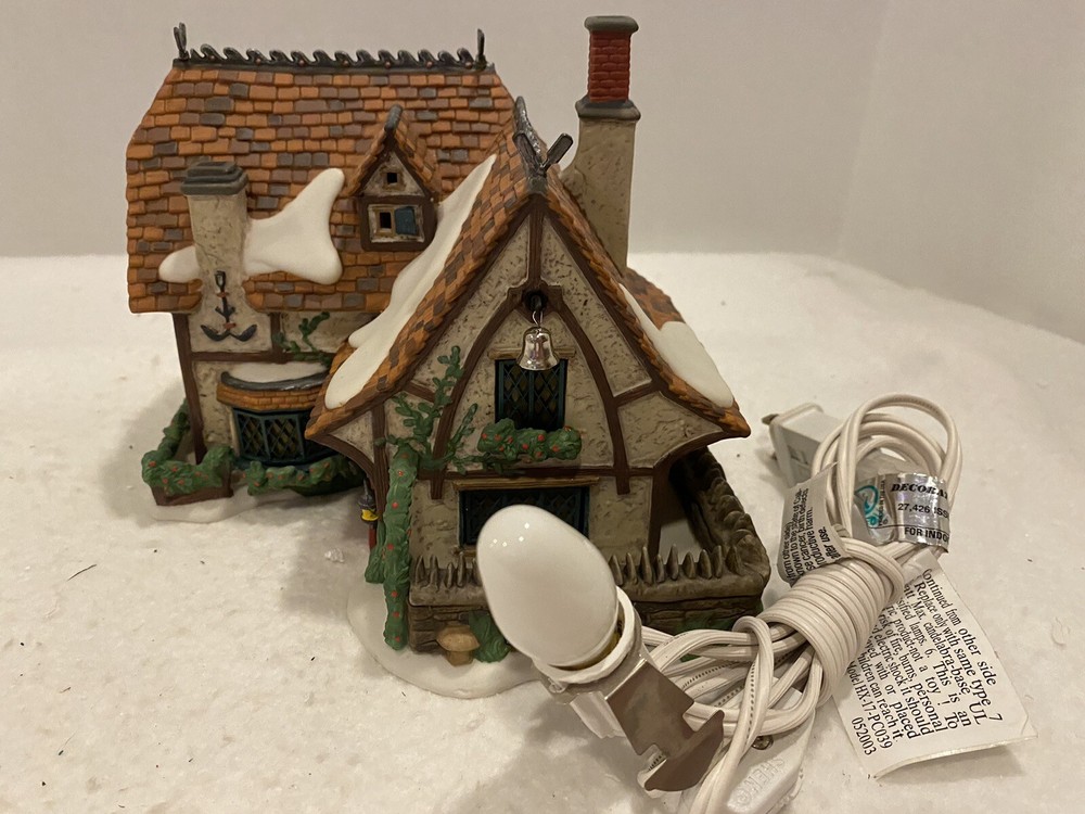 DEPT 56 Abington Lock Keeper's Residence 58474 with Box and Light MIB