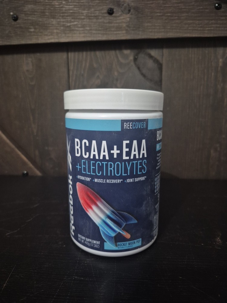 Reebok ReeCover BCAA EAA Electrolytes 8g EAAs 5g BCAAs Rocket Moon Pop Flavor