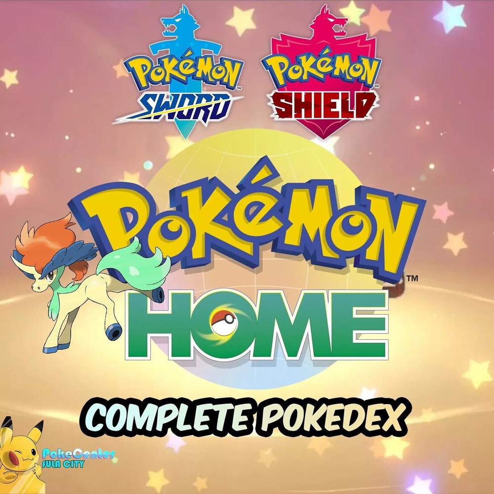 Pokemon Home Sword Shield ✨ Living Pokedex Gen 8✨ GET SHINY KELDEO GIFT
