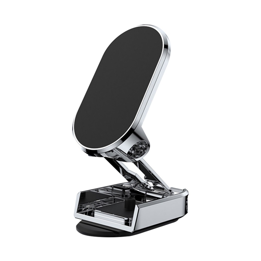 Foldable Magnetic Car Phone Stand - Strong Dashboard Holder for Secure Mounting