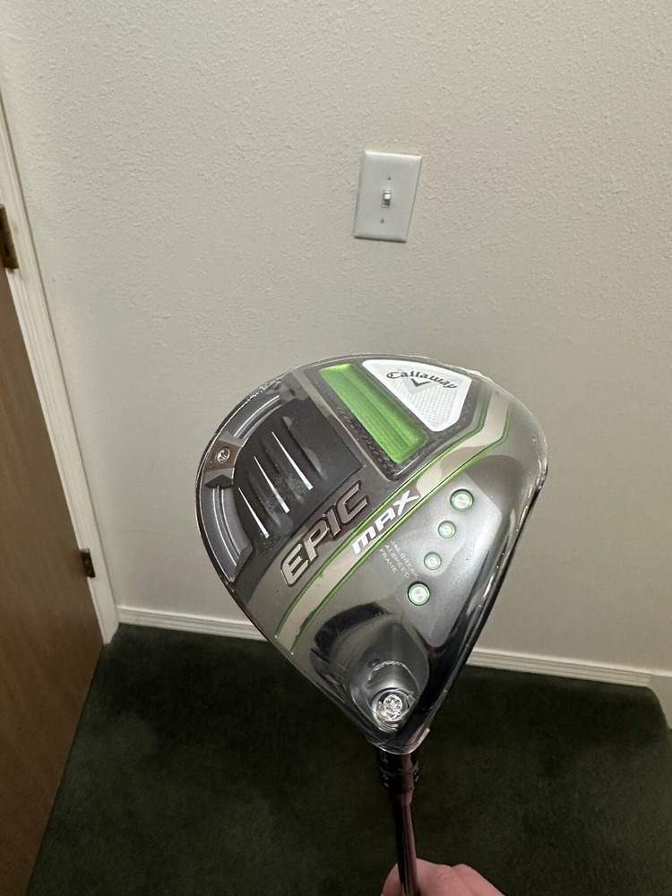 Callaway EPIC Max Driver 10.5° Stiff Flex RH with Tensei 55g Shaft New