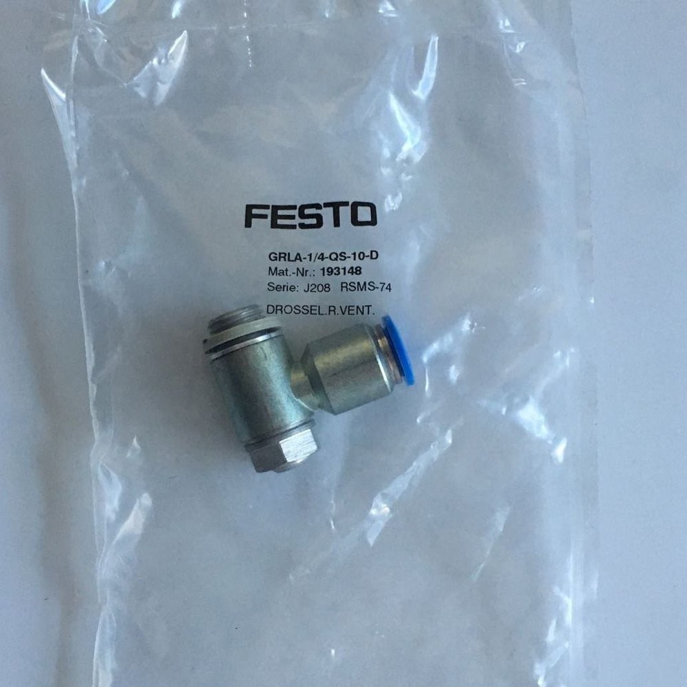 one new Festo throttle valve GRLA-1/4-QS-10-D 193148 spot stock