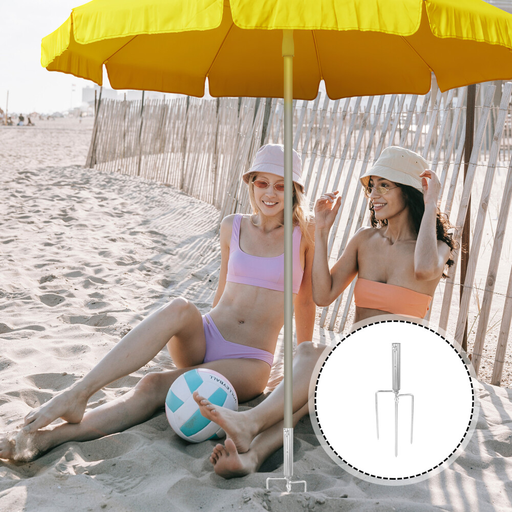 Happyyami Sturdy Sun Umbrella Lawn Nails Holder Supplies for Outdoor Use