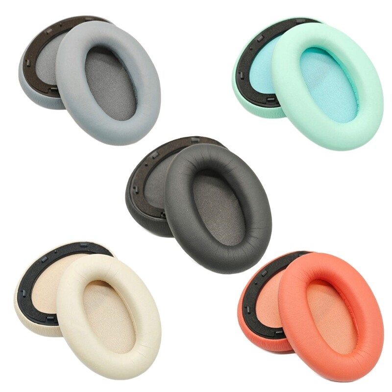Replacement Earpads Earphone Foam Protein Leather Ear Cushions 2Pieces for MT6