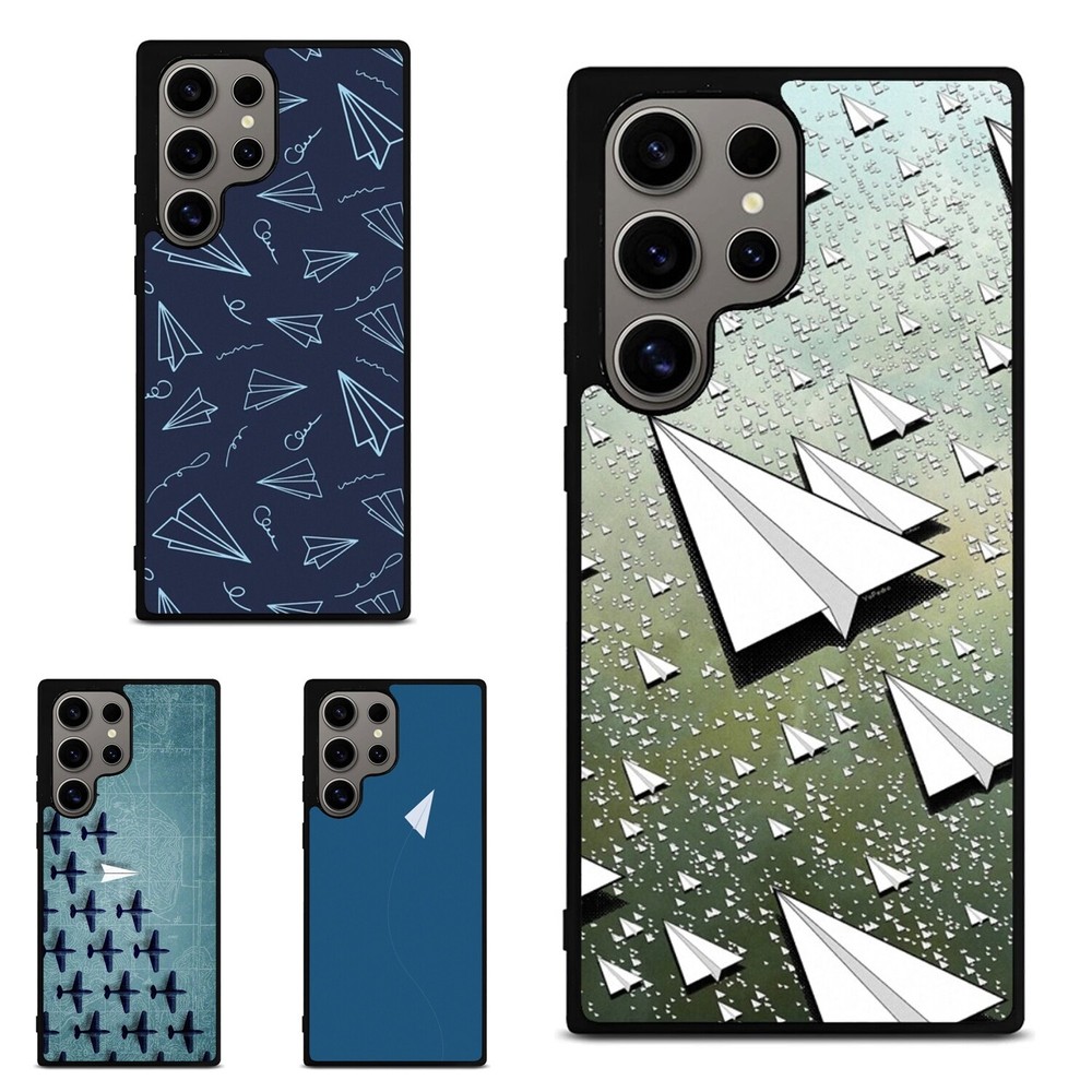 Universal Cover Cute Paper flight plane For Samsung S25 S24 S23 FE Ultra a15 a16