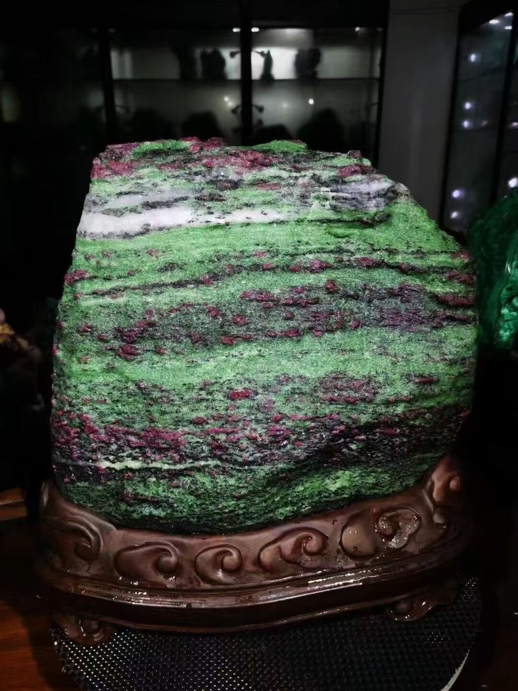 125.4LB Top Natural zoisite Quartz Crystal Reiki large Rough stone healing