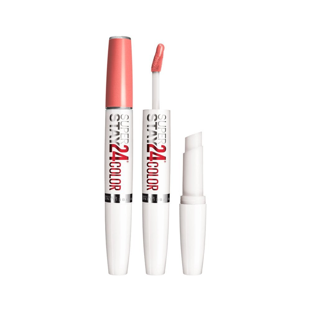 2 Pack Maybelline SuperStay 24 2-Step Liquid Lipstick #41 Committed Coral