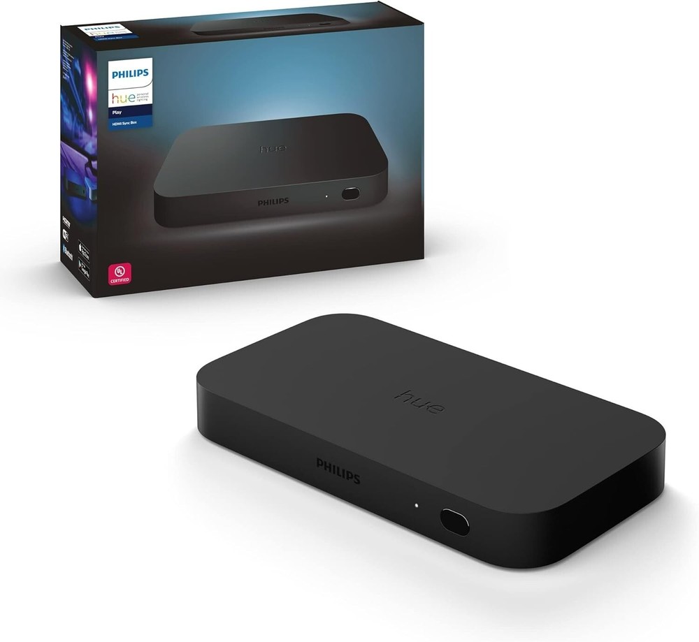 Philips - Hue Play HDMI Sync Box - Black - 555227 Very Good Used In Box