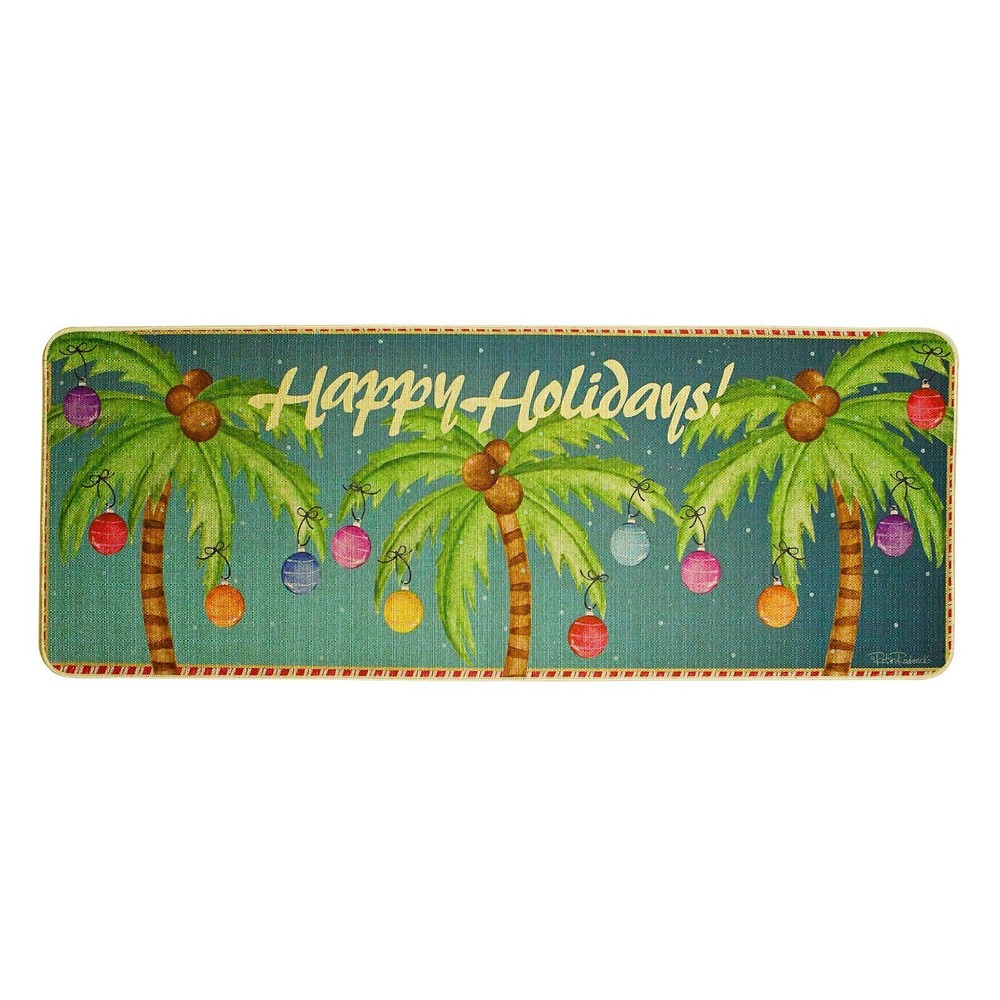 Festive Non-Slip Christmas Runner Rug for Indoor and Outdoor Use